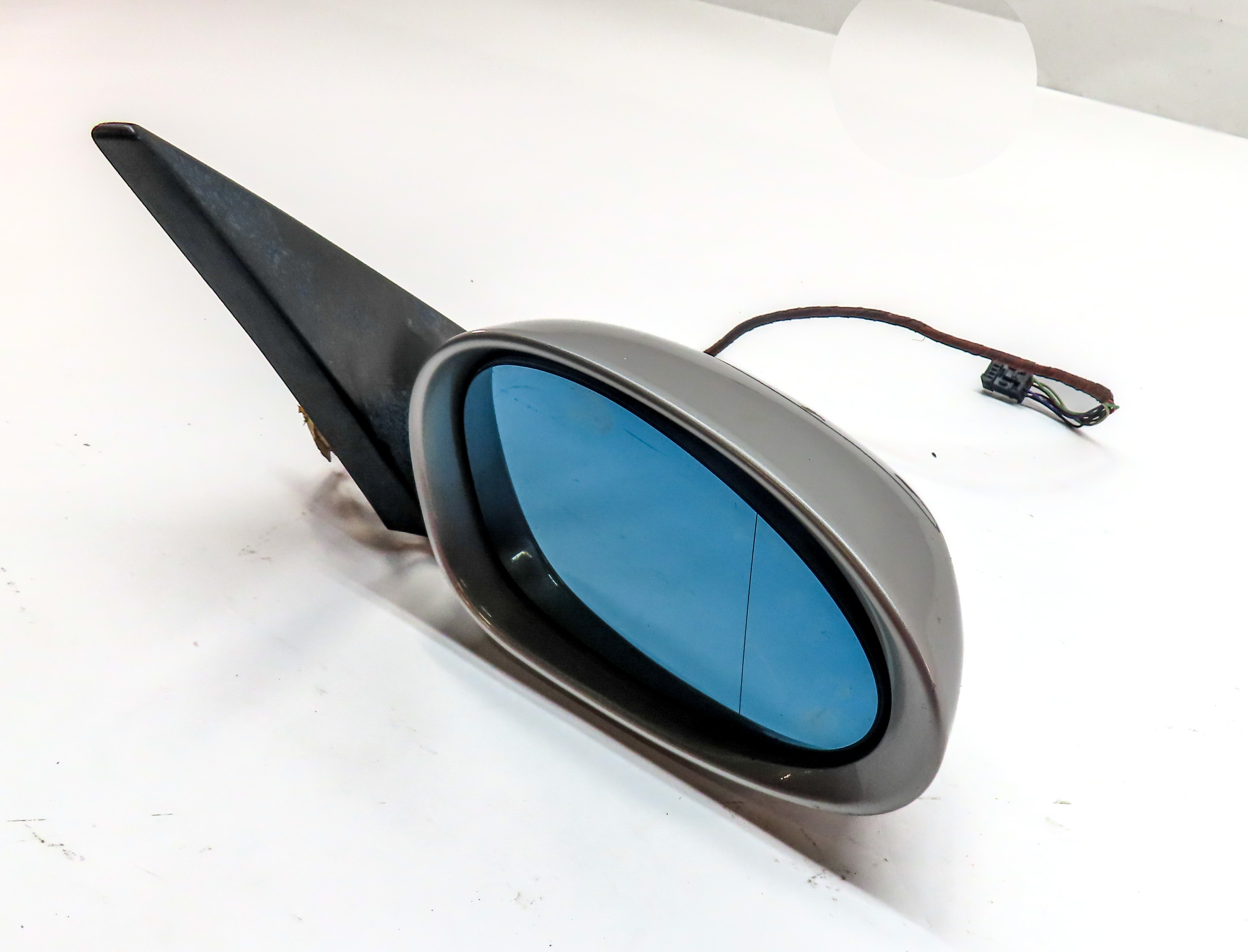 2003-2008 BMW Z4 (E85) FRONT RIGHT PASSENGER HEATED DOOR MIRROR (Silver) — exact item pictured